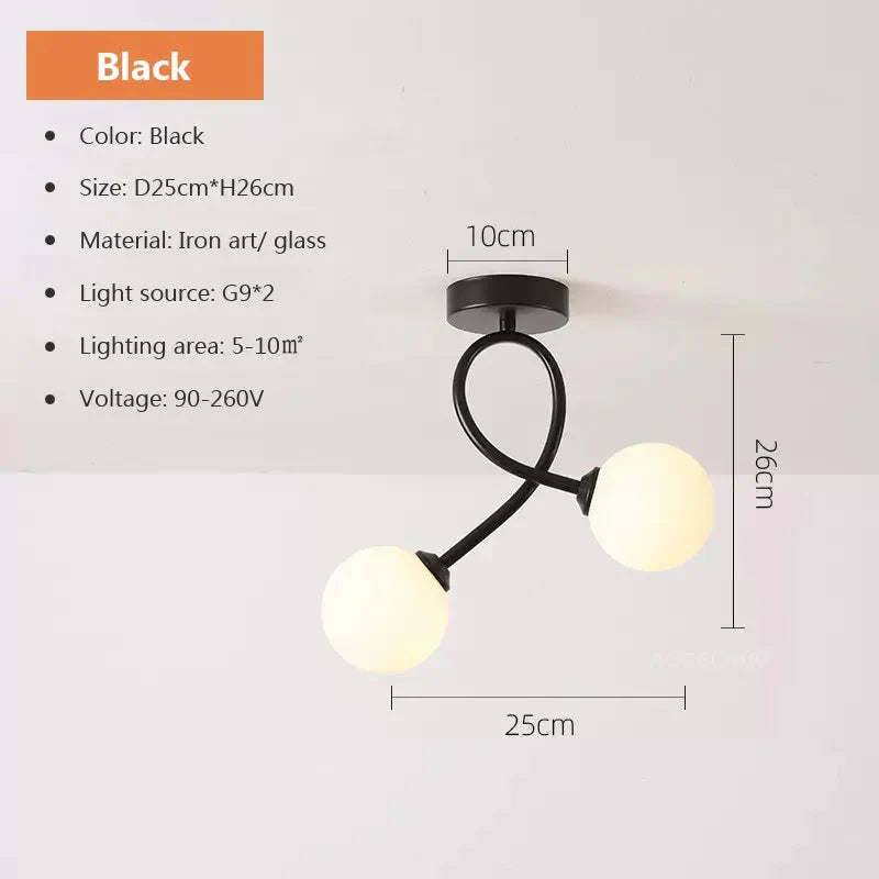 Luminaire Plafonnier design élégant en boules lumineuses – Référence : Théo6543-ILLUMEEN.COM
