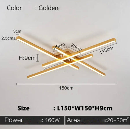 Luminaire Plafonnier design nordique élégant – Référence : Naël4632-ILLUMEEN.COM