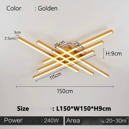 Luminaire Plafonnier design nordique élégant – Référence : Naël4632-ILLUMEEN.COM