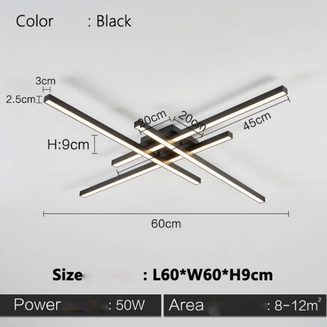 Luminaire Plafonnier design nordique élégant – Référence : Naël4632-ILLUMEEN.COM