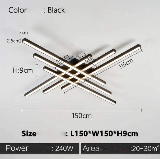 Luminaire Plafonnier design nordique élégant – Référence : Naël4632-ILLUMEEN.COM