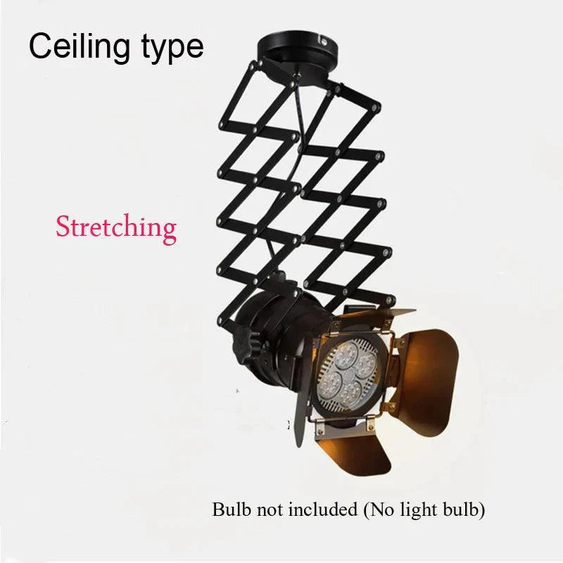 Luminaire Plafonnier style industriel noir – Référence : Maelis4712-ILLUMEEN.COM