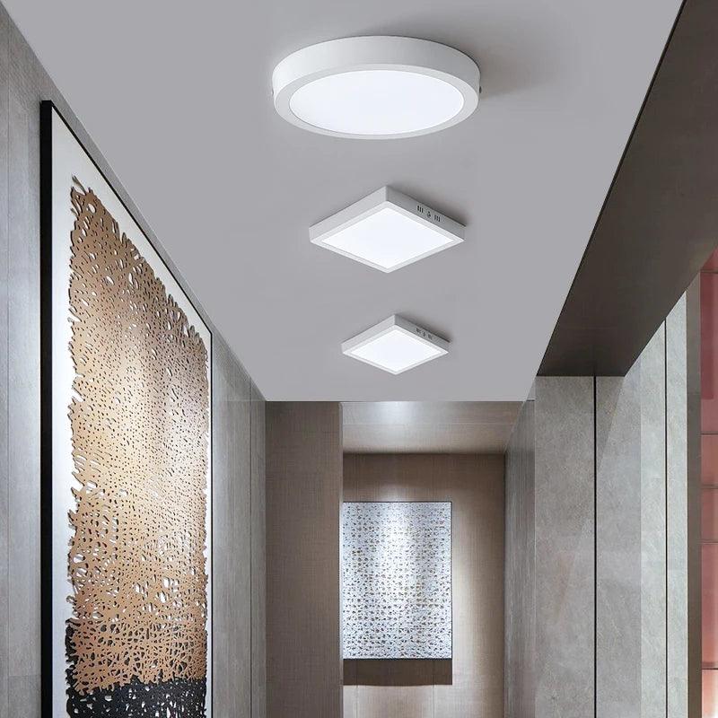 Luminaire Plafonnier design épuré blanc – Référence : Nélio4652-ILLUMEEN.COM