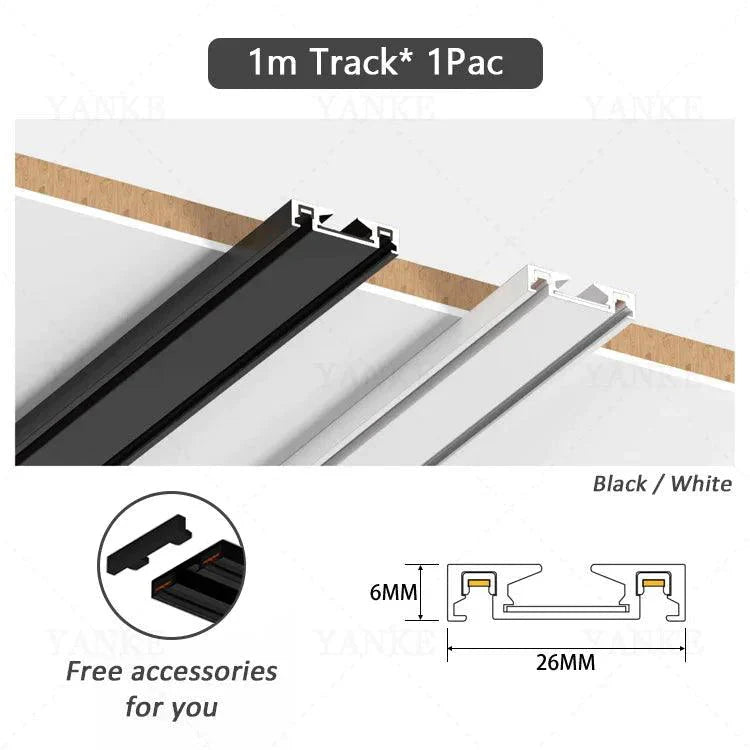 Luminaire Plafonnier design élégant en aluminium noir et blanc – Référence : Marceau4823-ILLUMEEN.COM