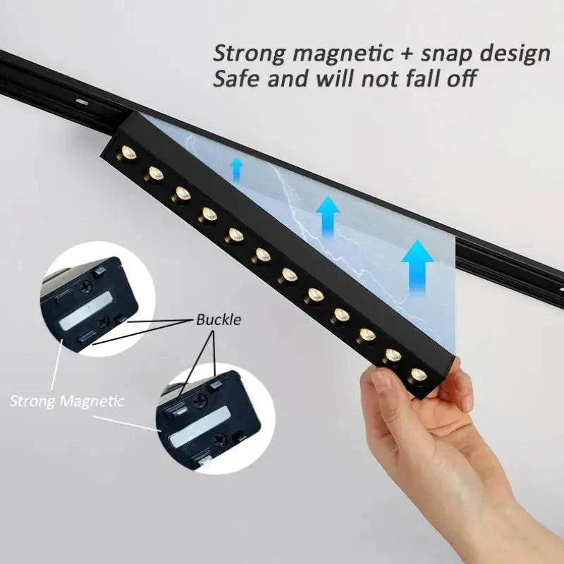 Luminaire Plafonnier design élégant en aluminium noir et blanc – Référence : Marceau4823-ILLUMEEN.COM