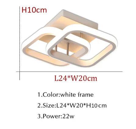 Luminaire Plafonnier design élégant blanc – Référence : Maelis4832-ILLUMEEN.COM