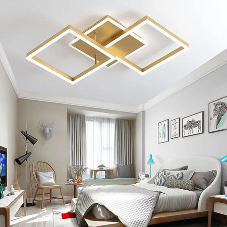 Luminaire Plafonnier design élégant blanc – Référence : Maelis4832-ILLUMEEN.COM