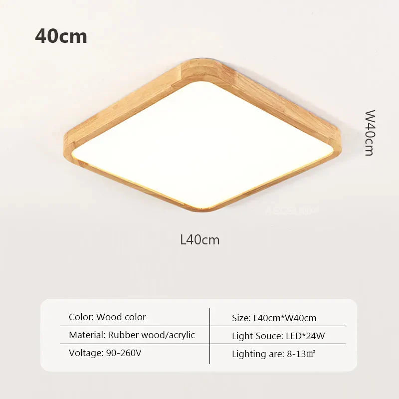 Luminaire Plafonnier design en pierre jaune et bois – Référence : Elowen4820-ILLUMEEN.COM