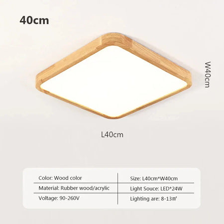 Luminaire Plafonnier design en pierre jaune et bois – Référence : Elowen4820-ILLUMEEN.COM