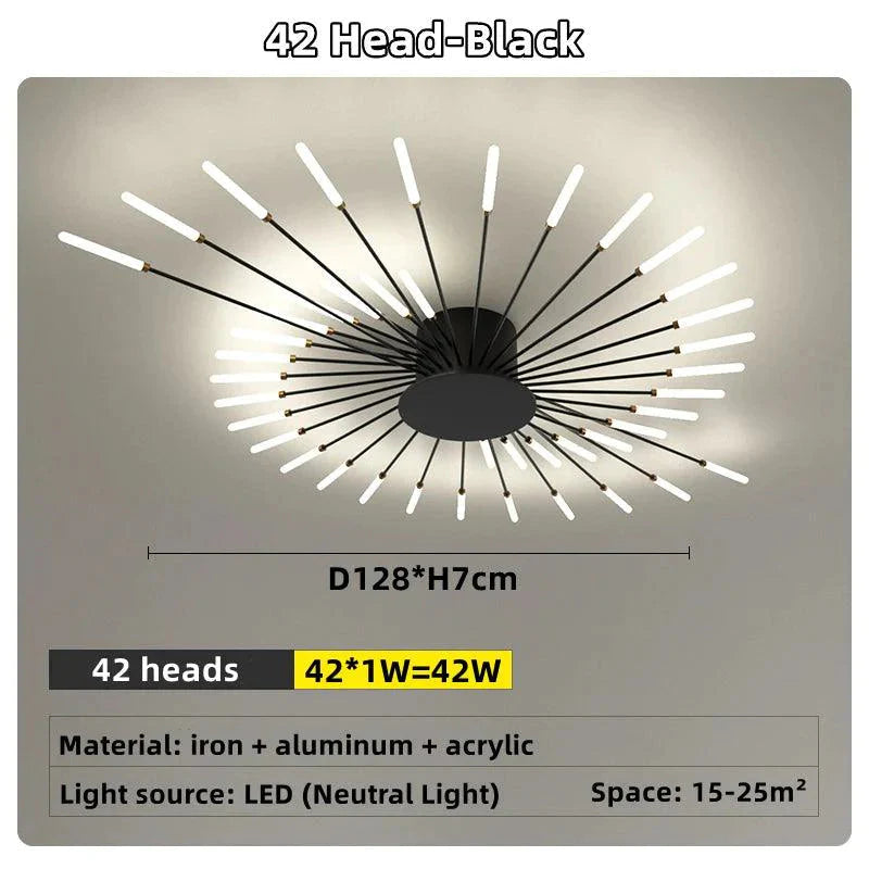 Luminaire Plafonnier design étoilé contemporain – Référence : Elowen4821-ILLUMEEN.COM