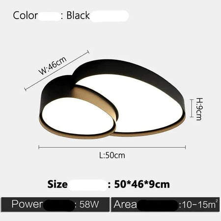 Luminaire Plafonnier design moderne et élégant – Référence : Amélie3847-ILLUMEEN.COM