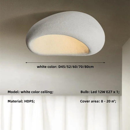 Luminaire Plafonnier effet pierre nordique – Référence : Thélio4563-ILLUMEEN.COM