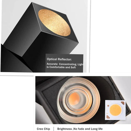 Luminaire Plafonnier style industriel en aluminium – Référence : Maélys4852-ILLUMEEN.COM