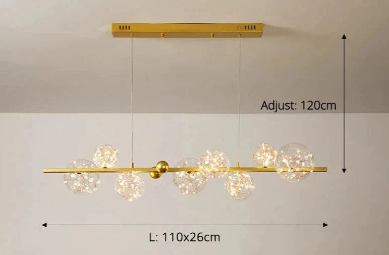 Suspendue Design : Têtes Multiples avec Options de Modèles et Couleurs d'Émission-ILLUMEEN.COM