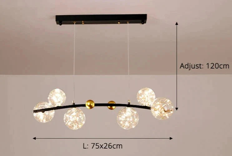 Suspendue Design : Têtes Multiples avec Options de Modèles et Couleurs d'Émission-ILLUMEEN.COM