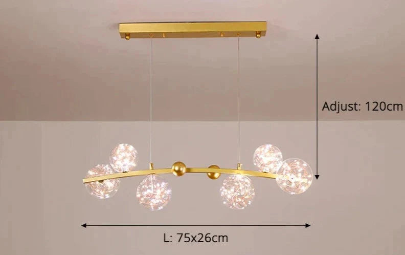 Suspendue Design : Têtes Multiples avec Options de Modèles et Couleurs d'Émission-ILLUMEEN.COM
