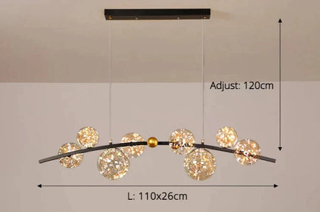 Suspendue Design : Têtes Multiples avec Options de Modèles et Couleurs d'Émission-ILLUMEEN.COM