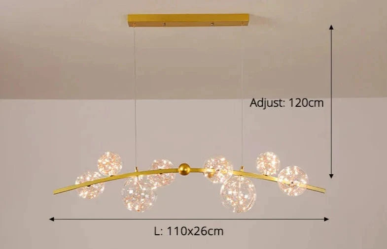 Suspendue Design : Têtes Multiples avec Options de Modèles et Couleurs d'Émission-ILLUMEEN.COM