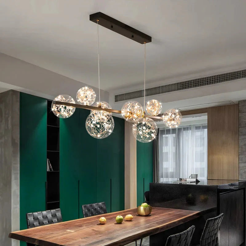 Suspendue Design : Têtes Multiples avec Options de Modèles et Couleurs d'Émission-ILLUMEEN.COM