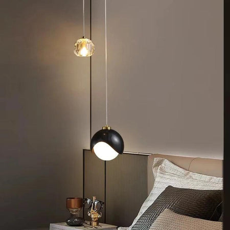 Luminaire Suspension élégante en cristal doré – Référence : Loriane5623-ILLUMEEN.COM